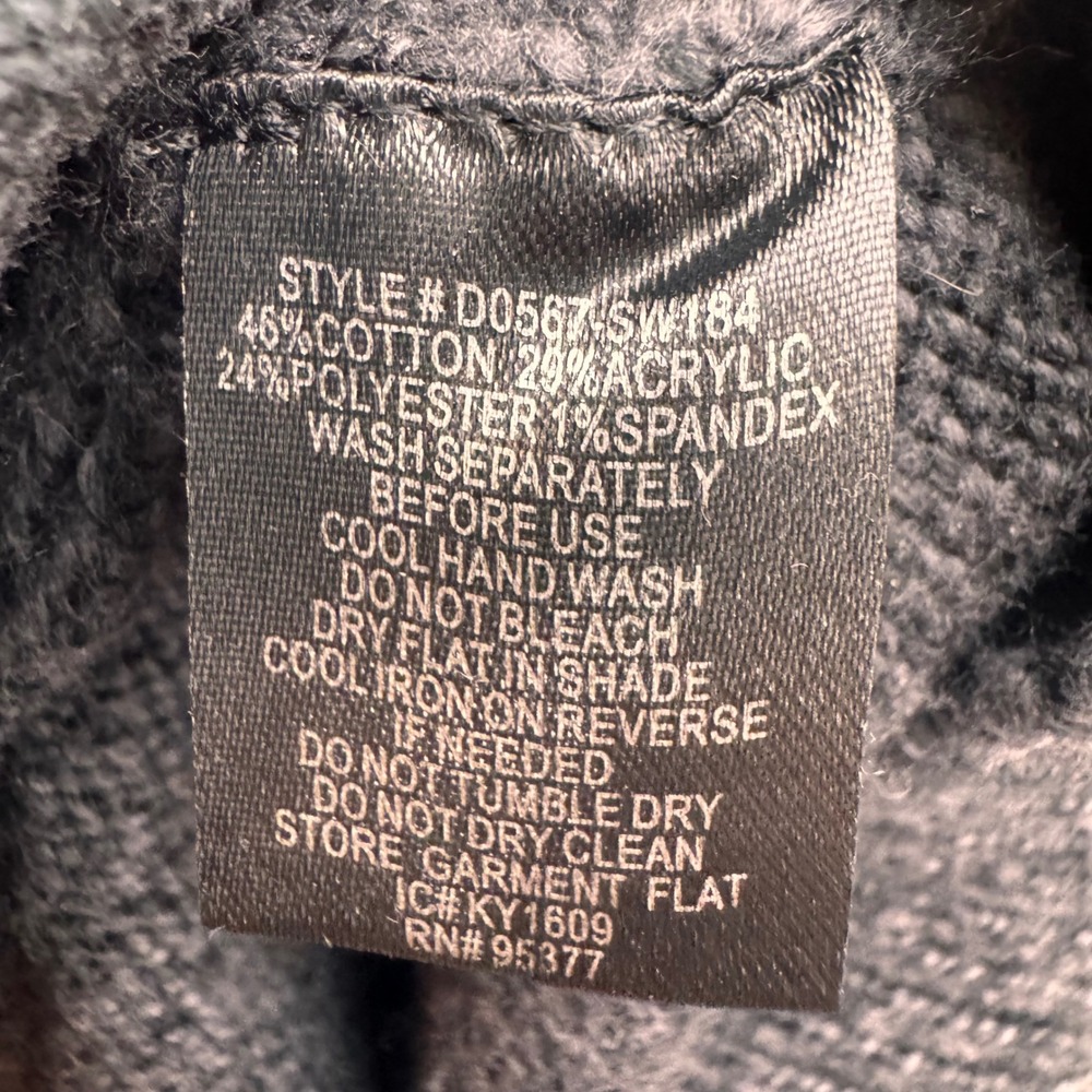 Sanctuary Charcoal Gray Turtleneck Sweater Dress Size M D0567-SW184 - Picture 7 of 7